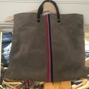 Brand new Never Use Clare V Simple Tote Suede Grey